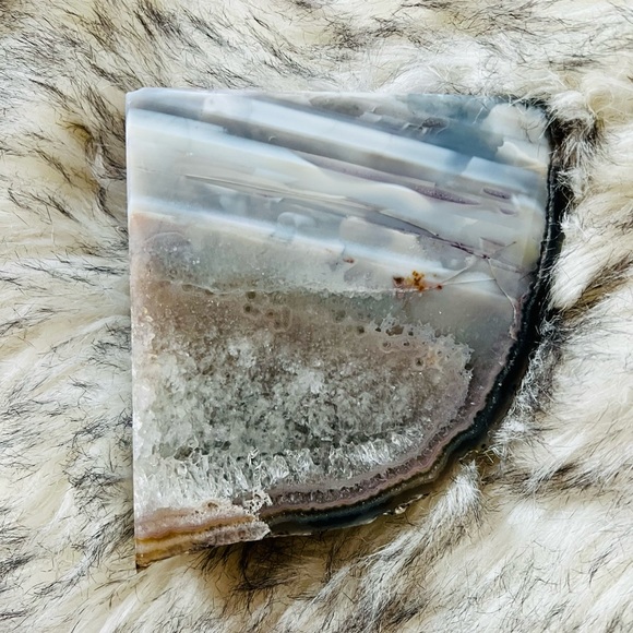 Agate Quartz Crystal Bookend - Picture 7 of 11